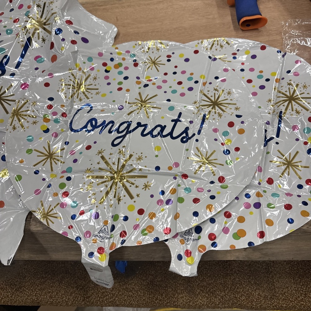 Congrats Balloons 5 Party Balloon's